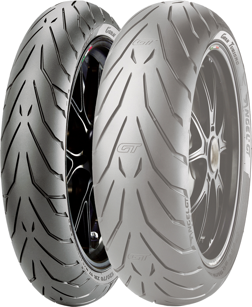 Pirelli Angel GT Front Sport Touring Motorcycle Tire - 120 / 70ZR - 18 - Click Image to Close