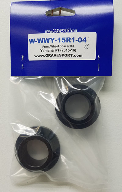 R1 R6 WORKS Captive Front Wheel Spacer Kit - Click Image to Close