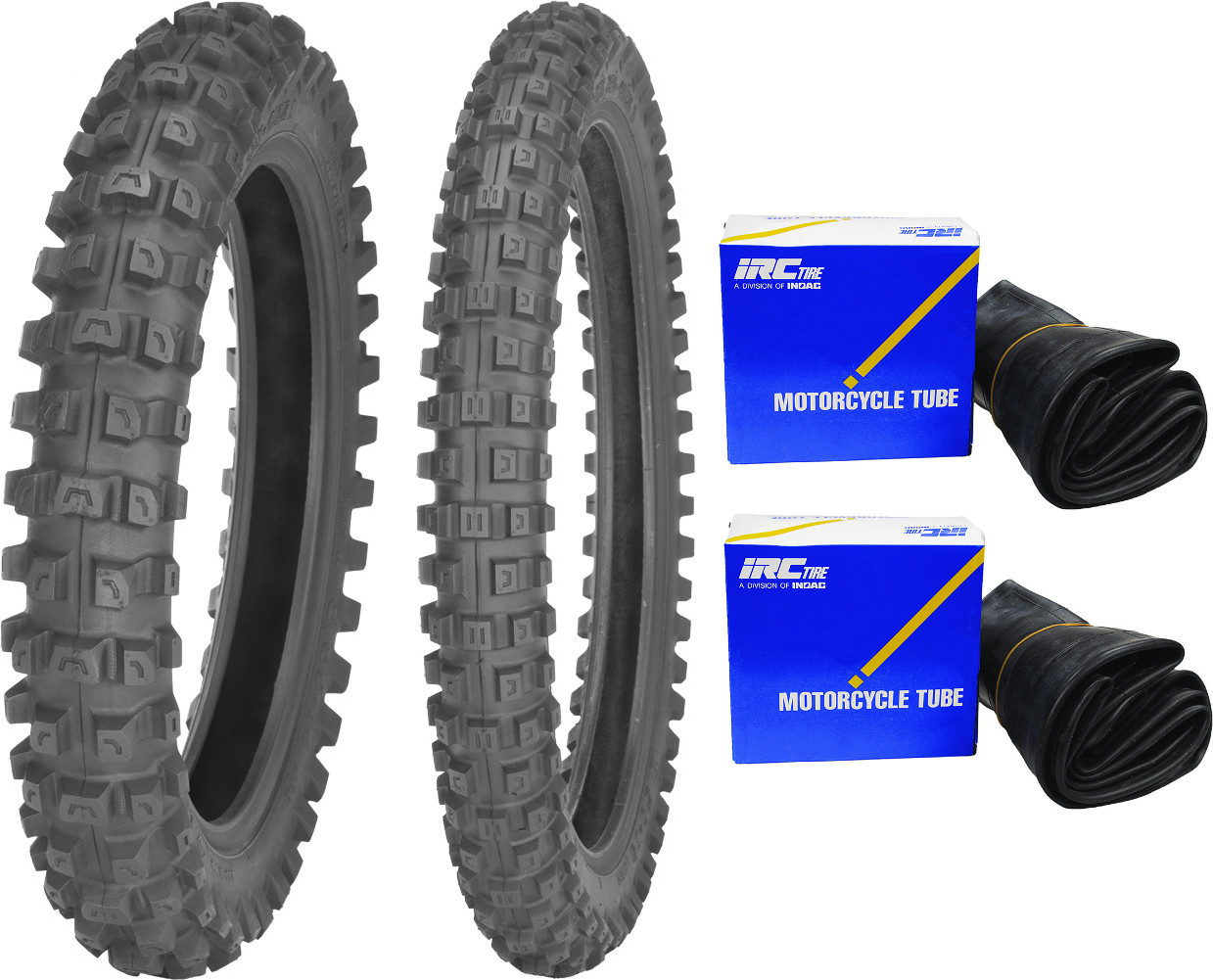 GS45Z 2.50-16 3.60-14 Tire & Tube Kit - Click Image to Close