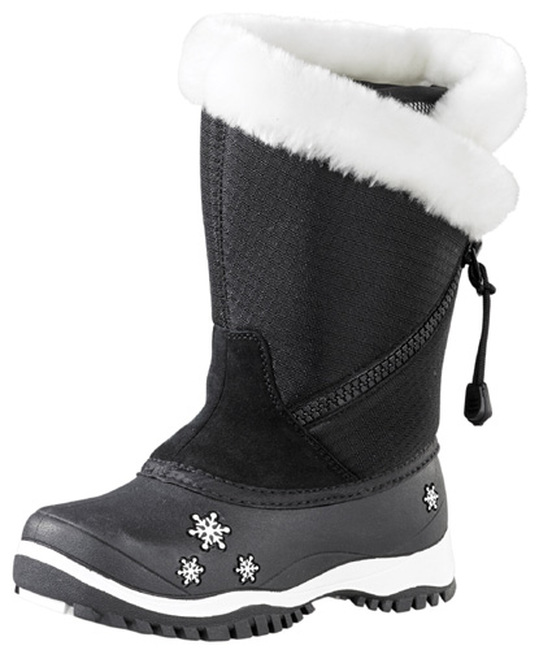Baffin Switzerland Junior Boots Black Size 4 - Warm, waterproof winter boots for juniors, size 4 - Click Image to Close