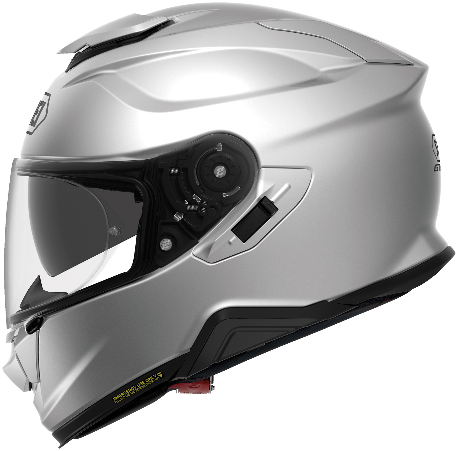 GT-Air 2 Light Silver Full-Face Motorcycle Helmet 2X-Large - Click Image to Close