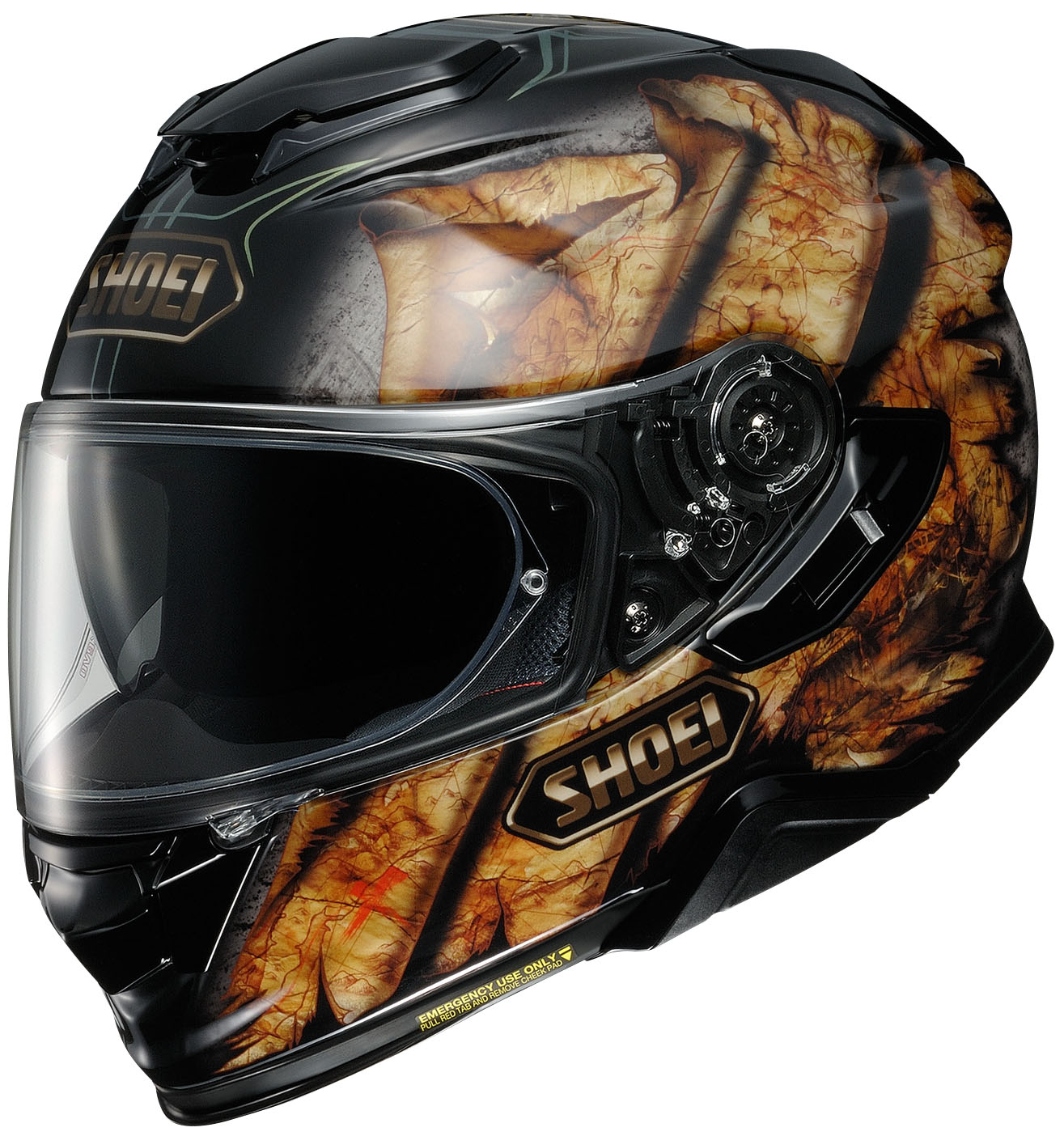 GT-Air 2 Deviation TC-9 Full-Face Motorcycle Helmet X-Small - Click Image to Close