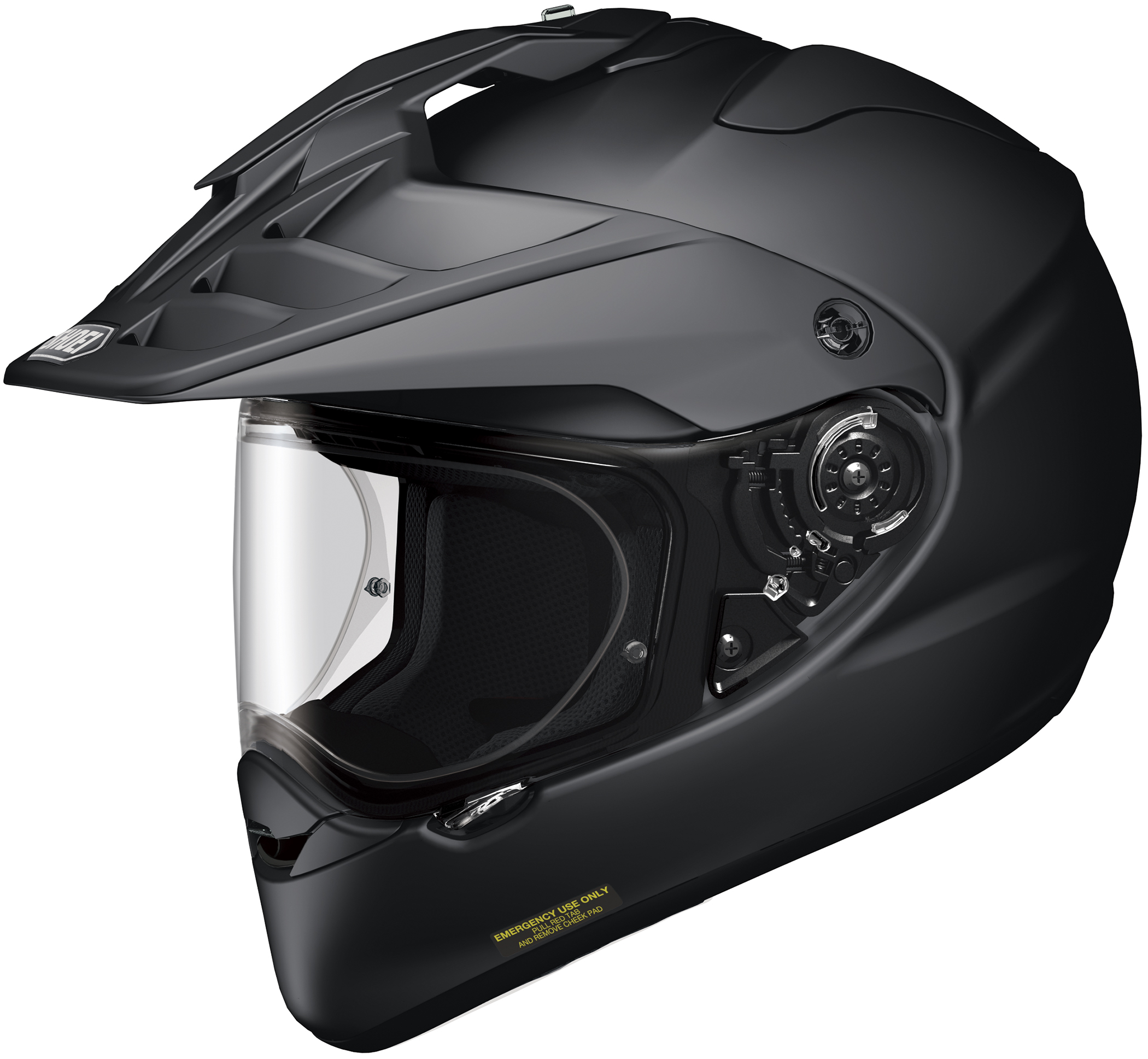 Hornet X2 Matte Black Dual-Sport Helmet Small - Click Image to Close