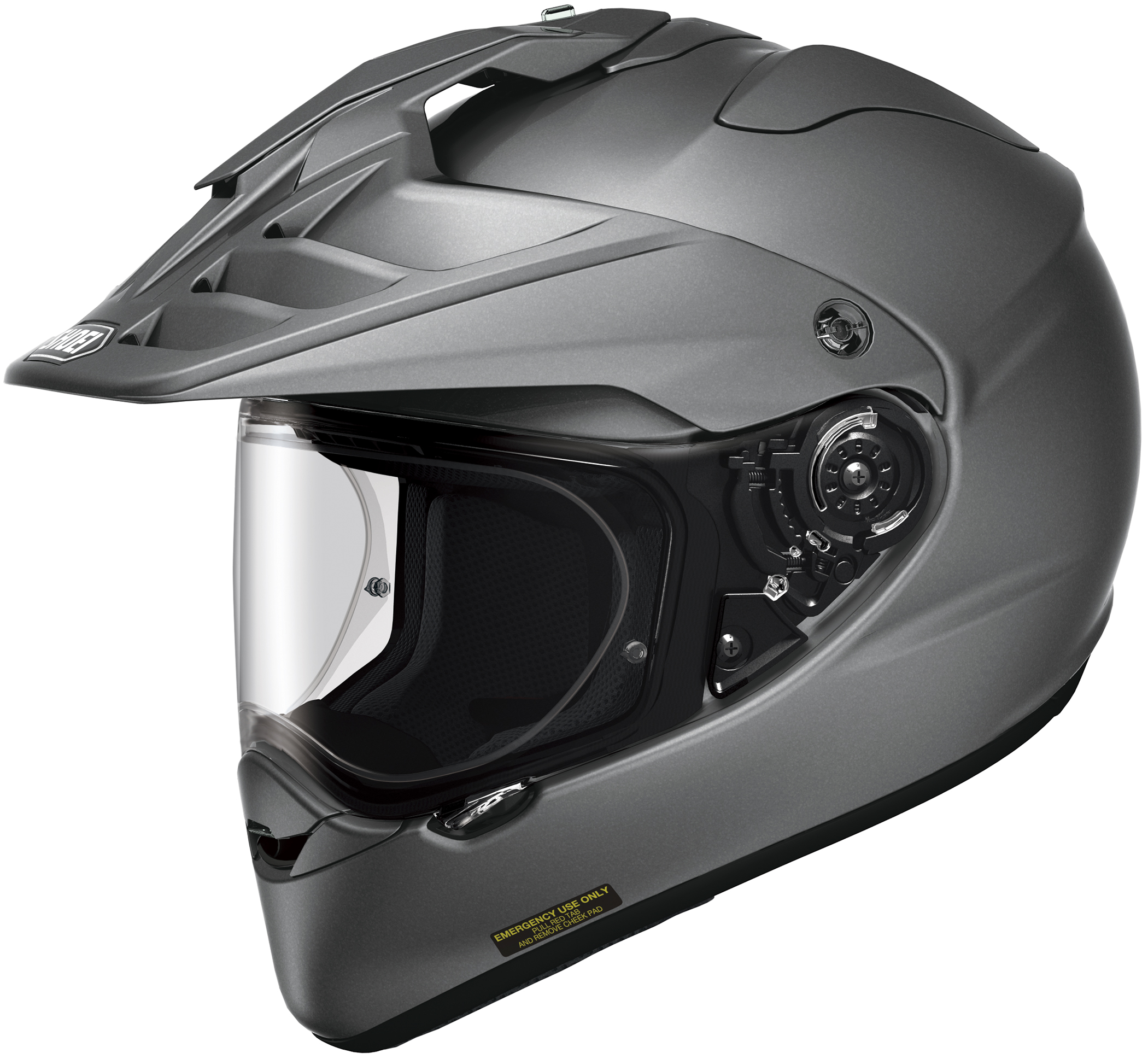 Hornet X2 Deep Matte Grey Dual-Sport Helmet X-Large - Click Image to Close