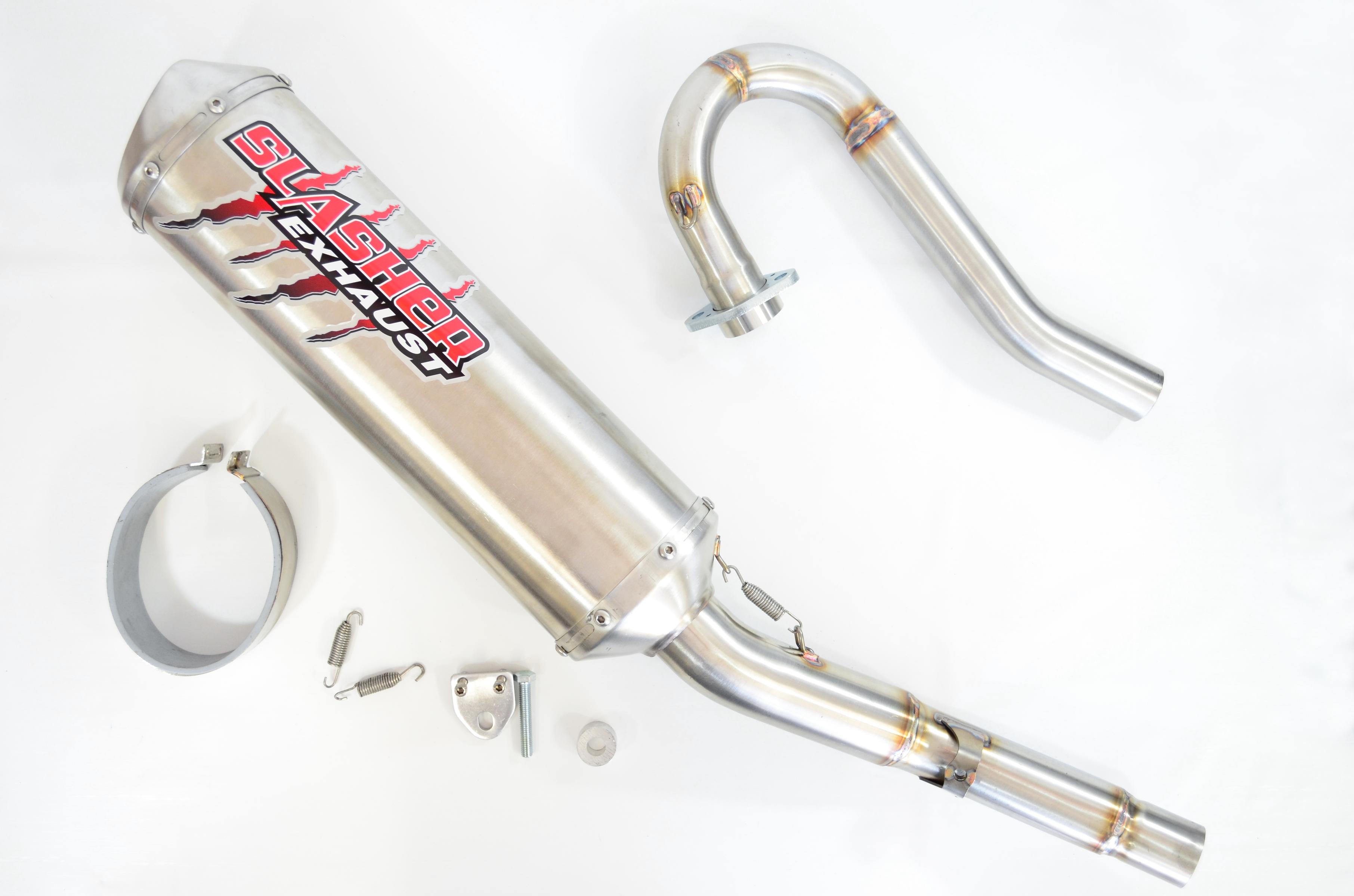 Stainless Full Motorcycle Exhaust w/SA - For 12-13 KTM 250SXF - Click Image to Close