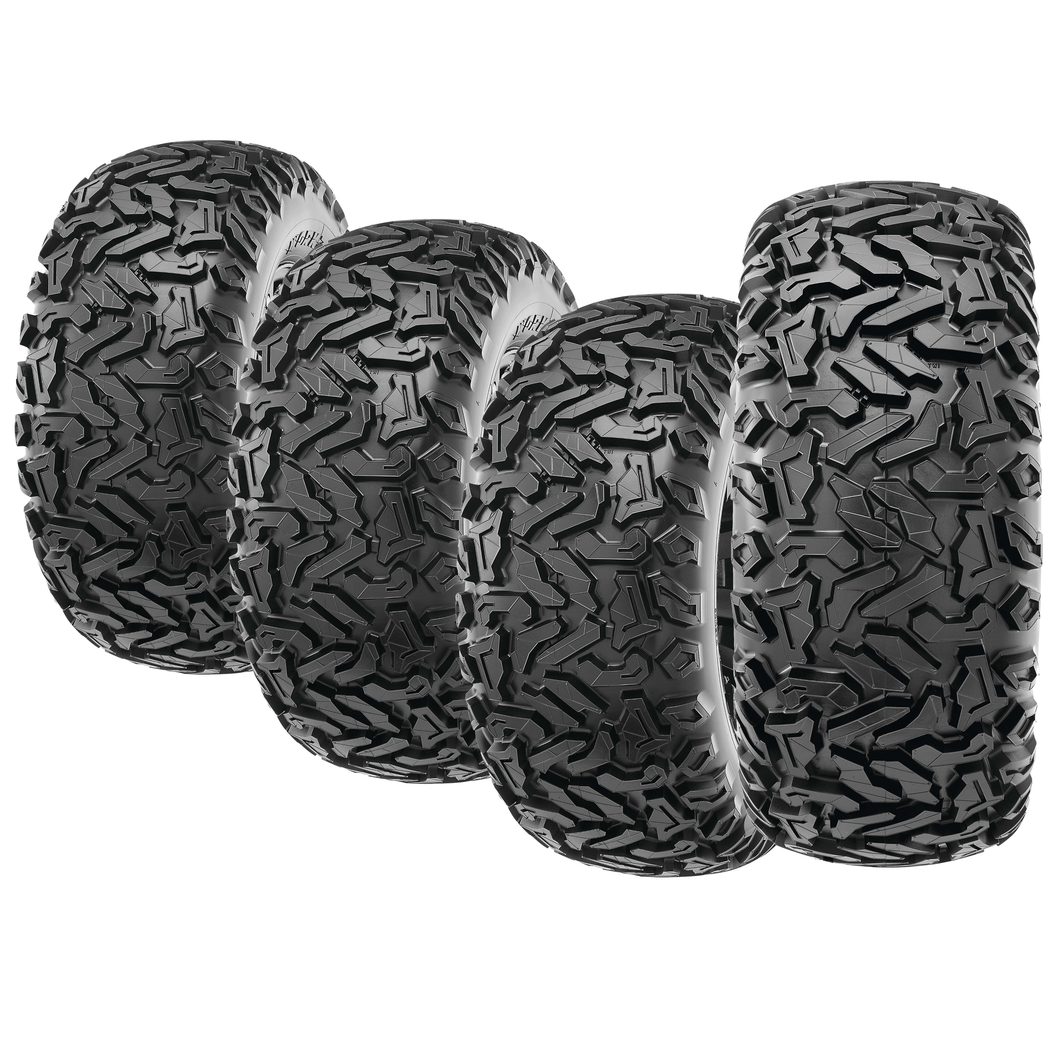 Set of 4 Workzone M102 25x10R-12 Tires - 6 Ply - Click Image to Close