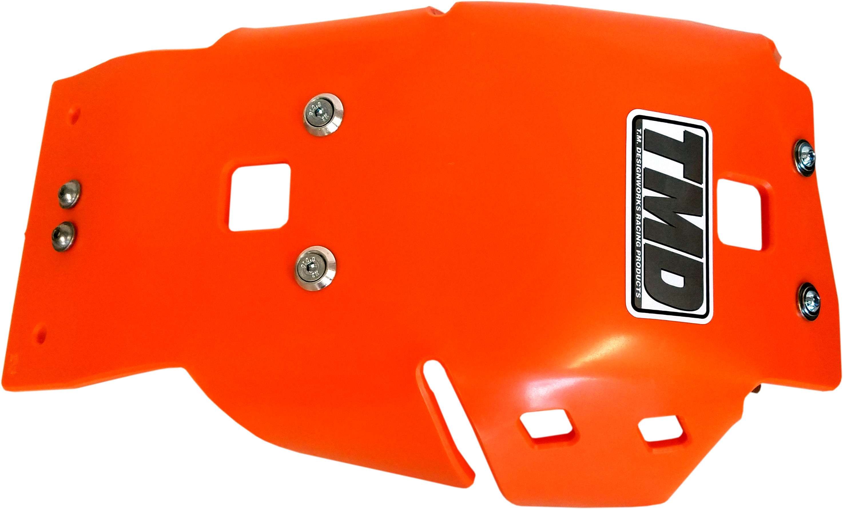 Full Coverage Orange Skid Plate - For 16-17 KTM Husqvarna 450 - Click Image to Close