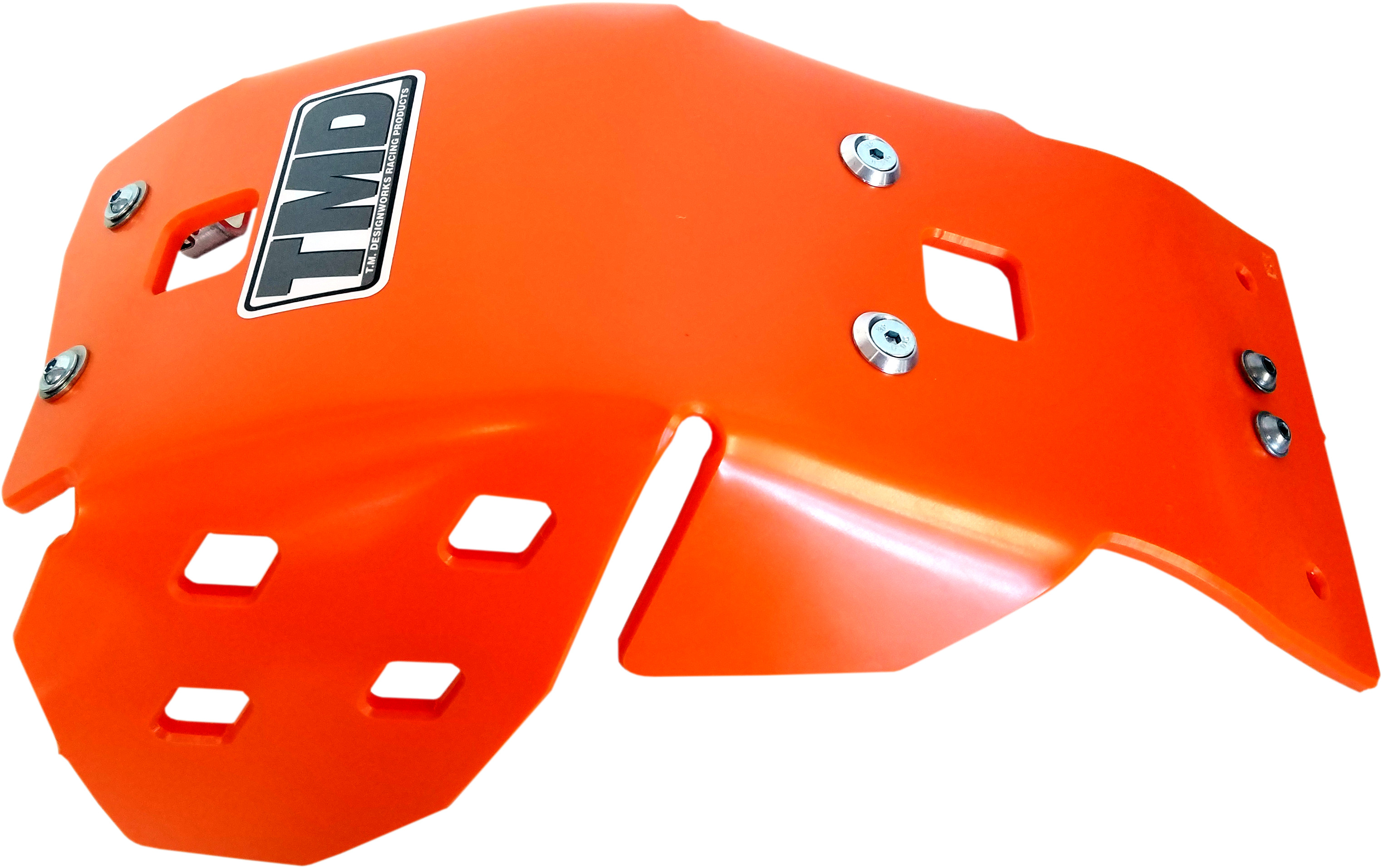 Full Coverage Orange Skid Plate - For 16-17 KTM Husqvarna 450 - Click Image to Close