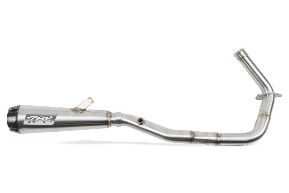 Comp Series 2-1 Stainless & Carbon Full Exhaust - 15-20 Kawaskai Vulcan S - Click Image to Close