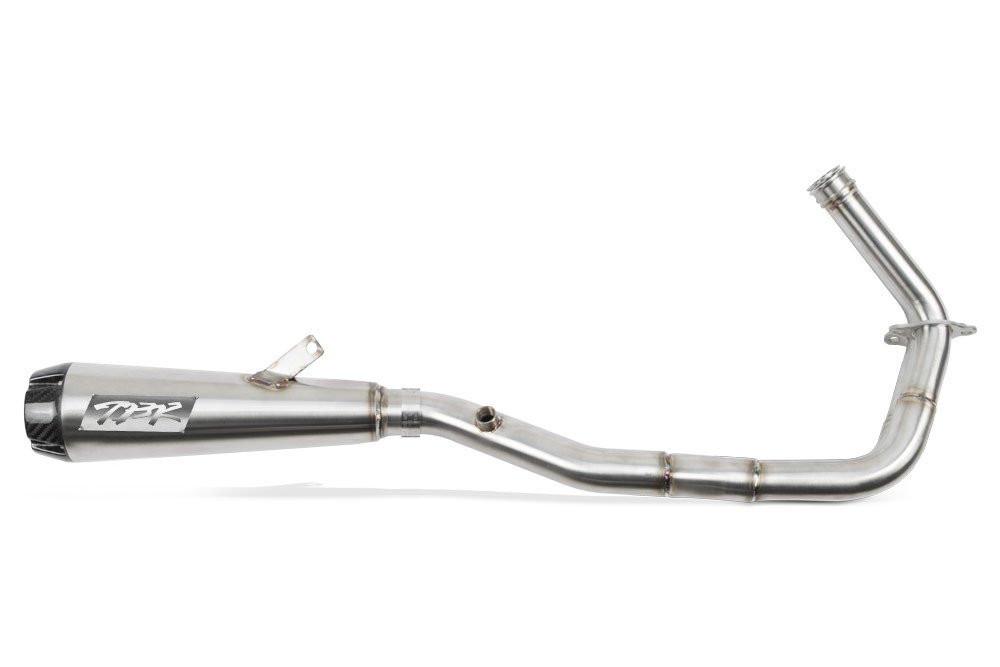 Comp Series 2-1 Stainless & Carbon Full Exhaust - For 15-20 Kawaskai Vulcan S - Click Image to Close