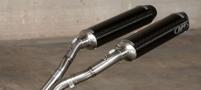 Carbon Fiber Dual Slip On Exhaust - For 07-08 Yamaha R1 - Click Image to Close