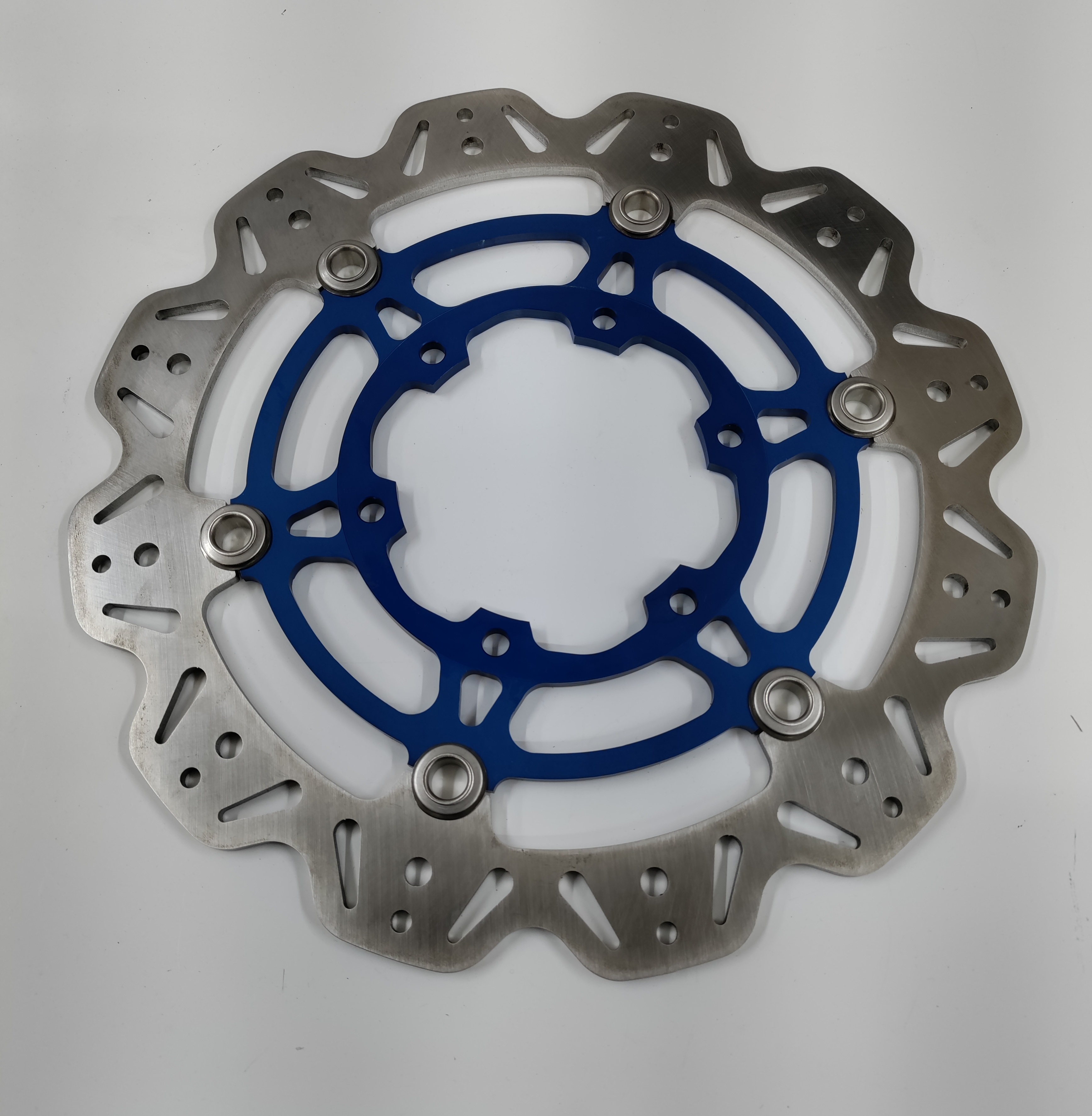 *NOS* VEE Style Brake Rotor - Blue Center - For 08-17 Suzuki GSXR600/750 - Click Image to Close