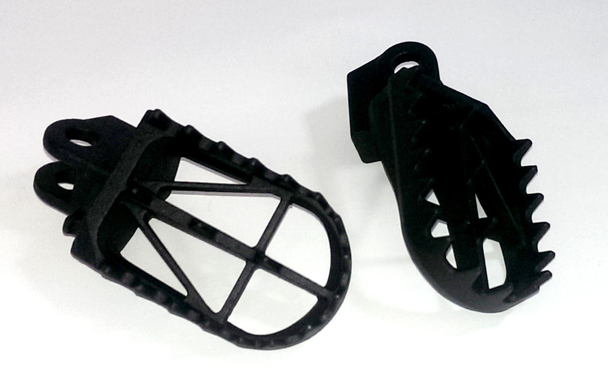 Wide MX Foot Pegs - High (+5mm) Height Chromoly - For 09+ KX250F KX450F - Click Image to Close