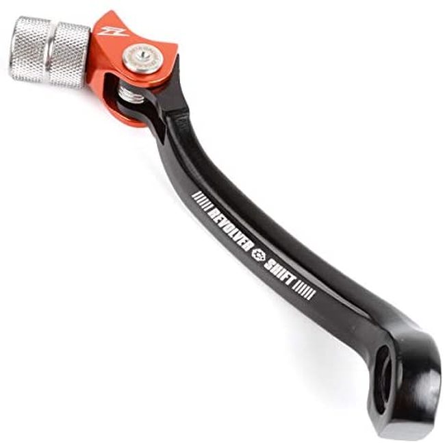 Revolver Shift Lever w/ Orange Tip - For 17-21 450/500 SX/XC/EXC & 14-18 690 Enduro - Click Image to Close