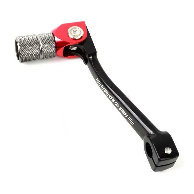 Revolver Shift Lever w/ Red Tip - For 04-17 Honda CRF50F CRF70F - Click Image to Close