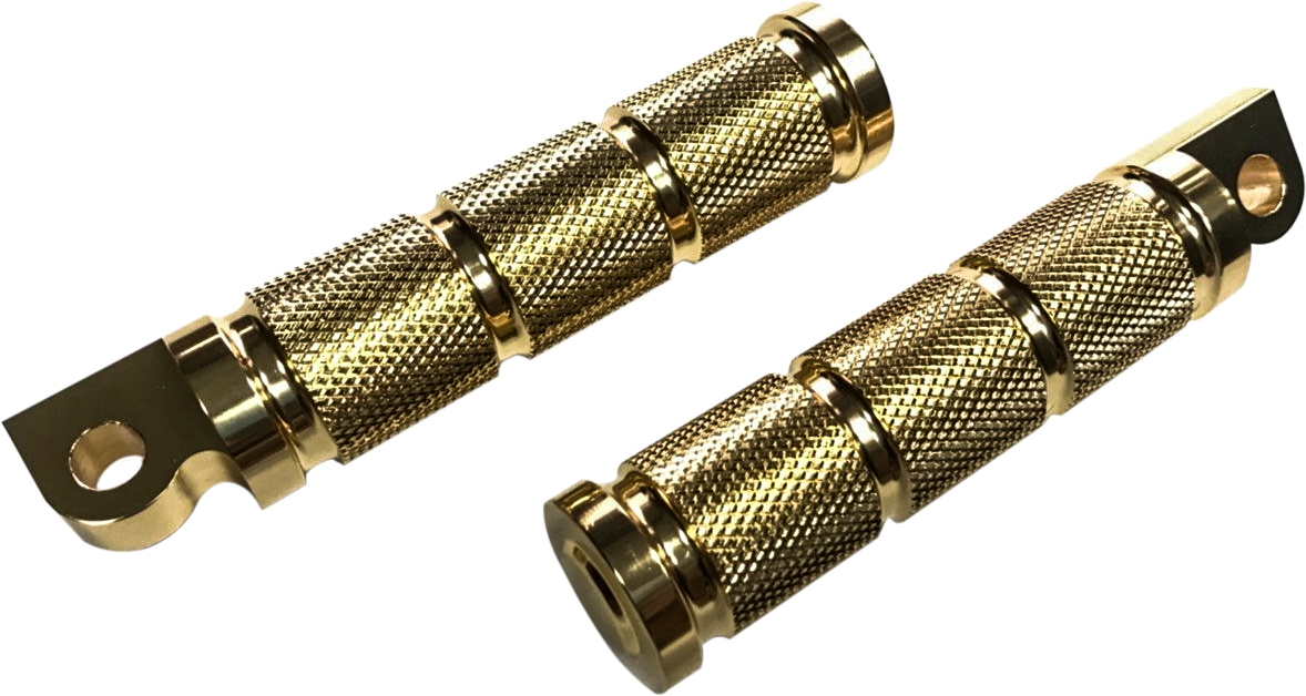 HardDrive Retro Rider Footpegs Bronze For Harley 1986-2017 - Retro bronze rider footpegs for Harley 86-17 - Click Image to Close