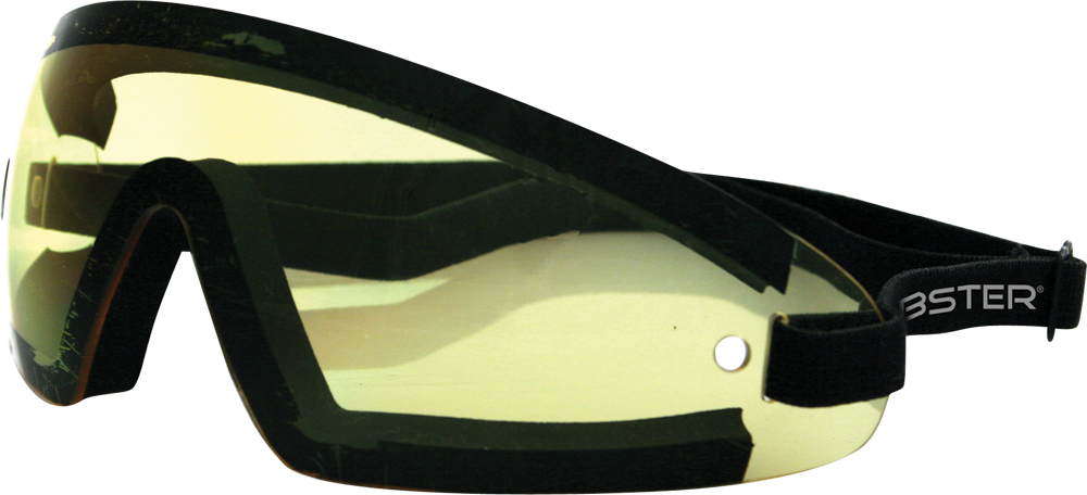Sunglasses Wrap Around Black W/Yellow Lens - Click Image to Close