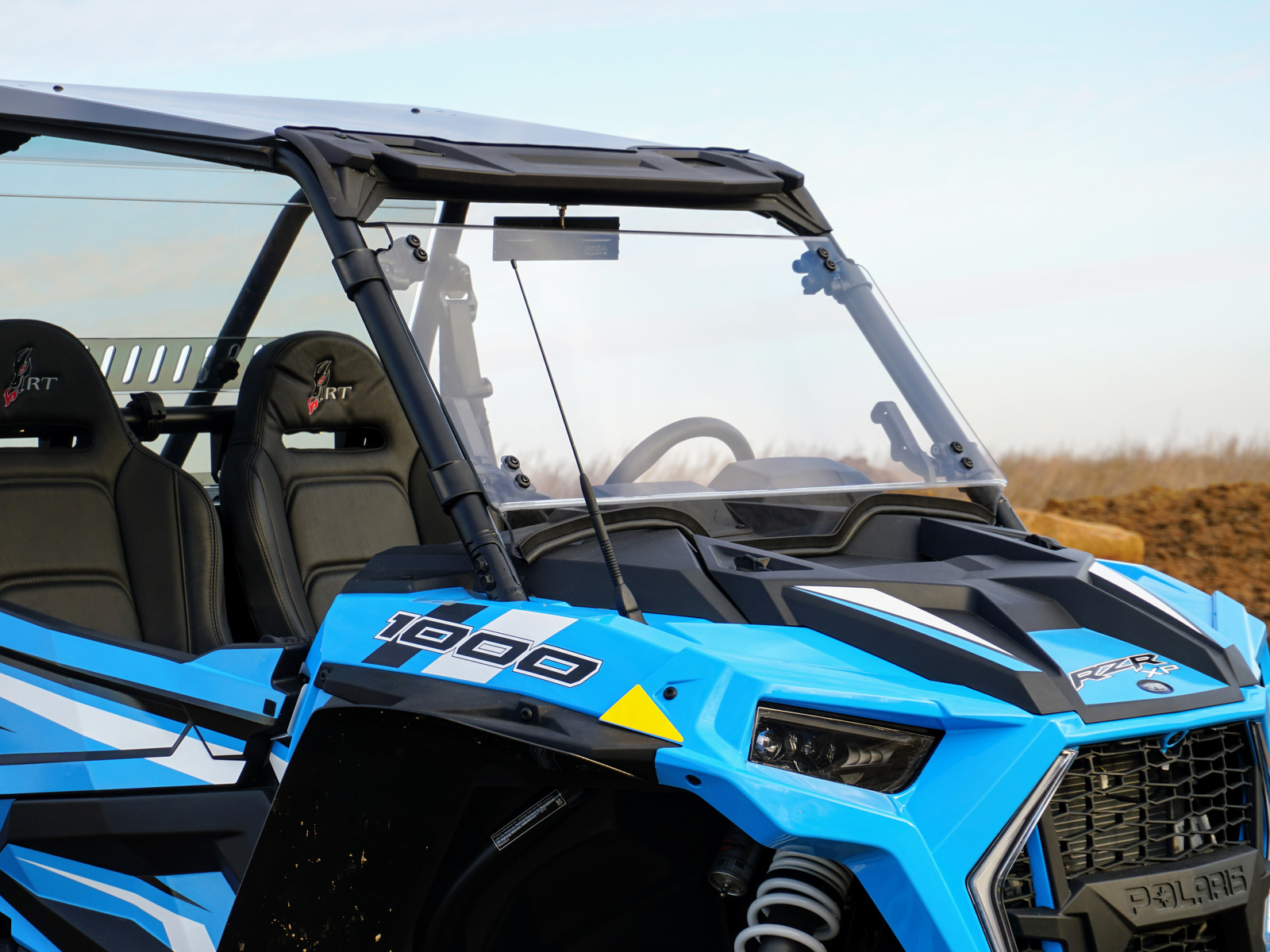 D-2 Full Tilting Windshield - For 2019 Polaris RZR 1000 XP - Click Image to Close