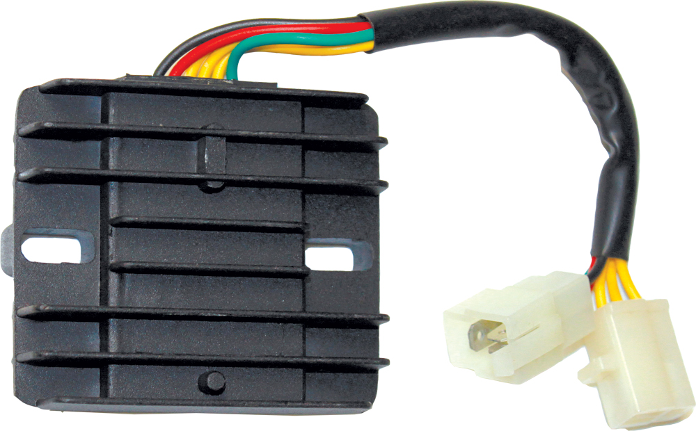 6-Wire, 3 Phase Voltage Regulator & Rectifier - For 250Cc Water Cooled GY6 Based Motors - Click Image to Close