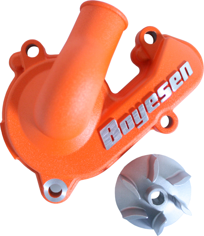 Waterpump Cover Impeller Kit Orange - 11-16 Husqvarna KTM 250/350 - Click Image to Close