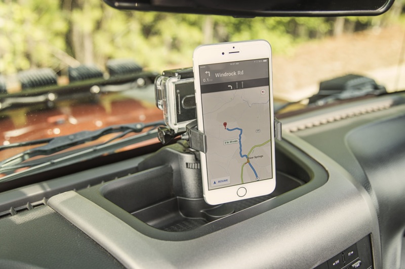 Rugged Ridge Dash Multi-mount Phone Holder Kit - For 11-18 Jeep Wrangler - Click Image to Close