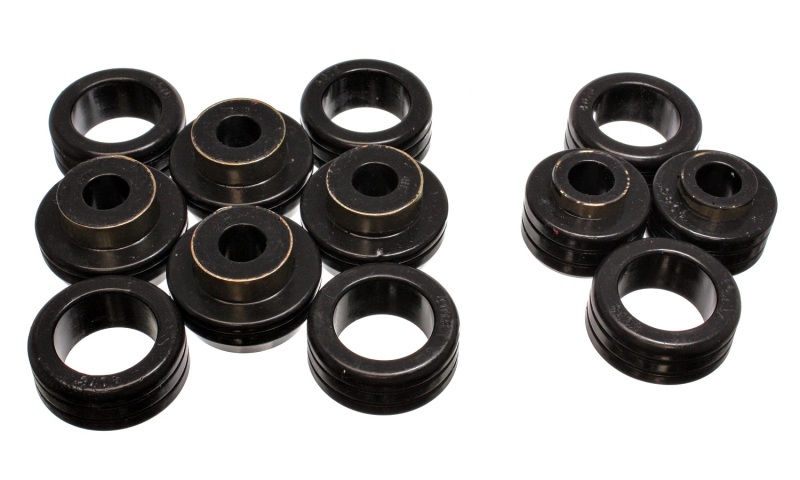 Black Body Mount Set Fits 87-96 Dodge Dakota 2WD - Click Image to Close