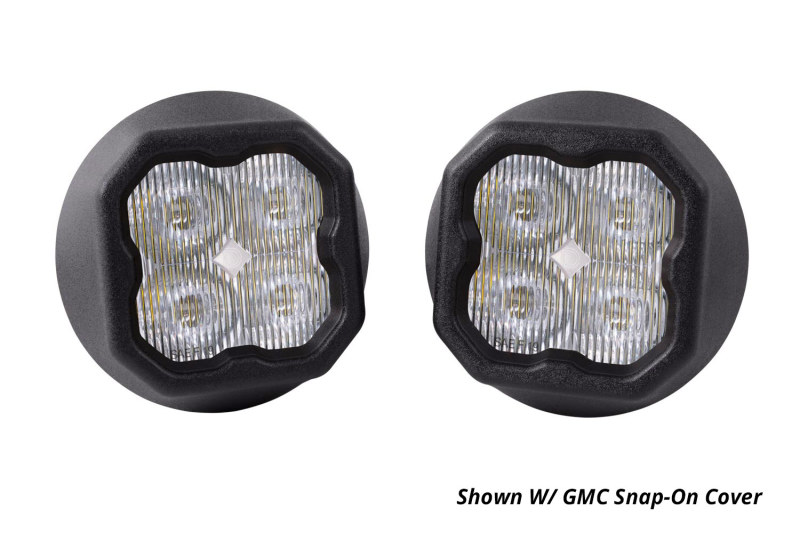 SS3 Pro Type GM Kit Yellow SAE Fog Light Pair Diode Dynamics - Click Image to Close