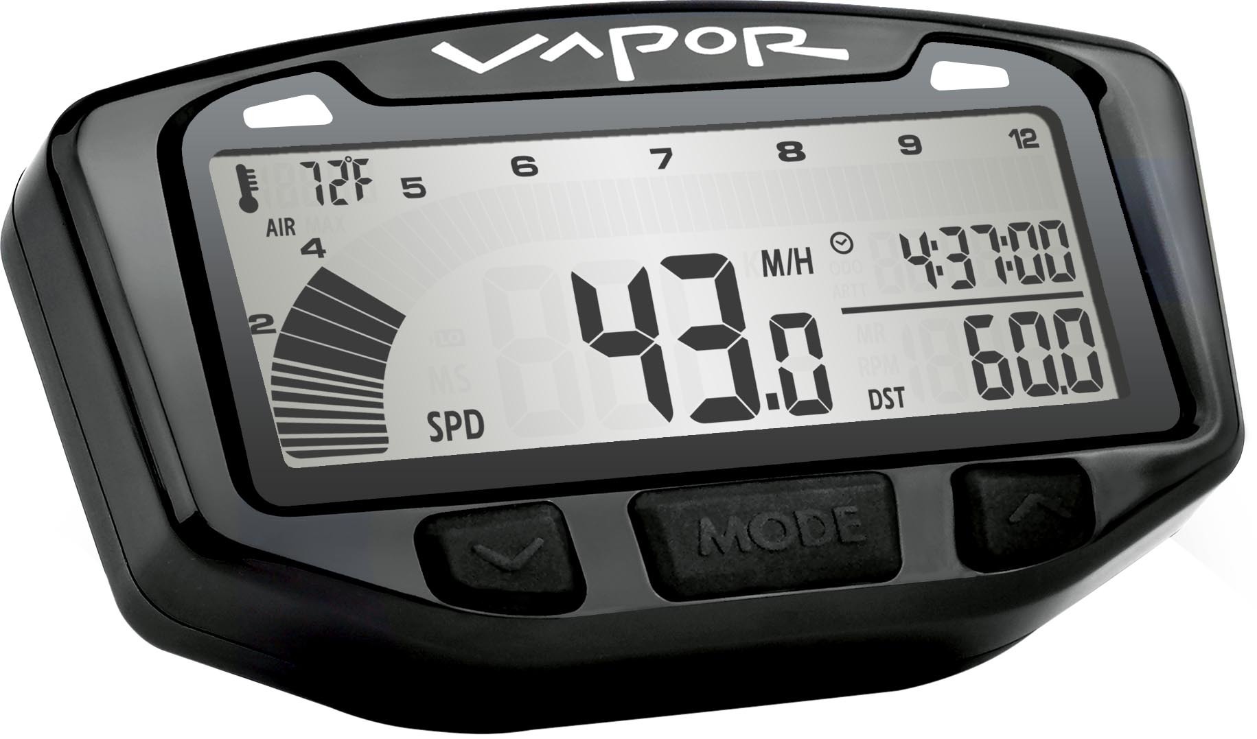 Vapor Computer Kit Speed/Tach/Temp - Watercooled (22mm Inline Sensor), w/ Conventional Forks - Click Image to Close