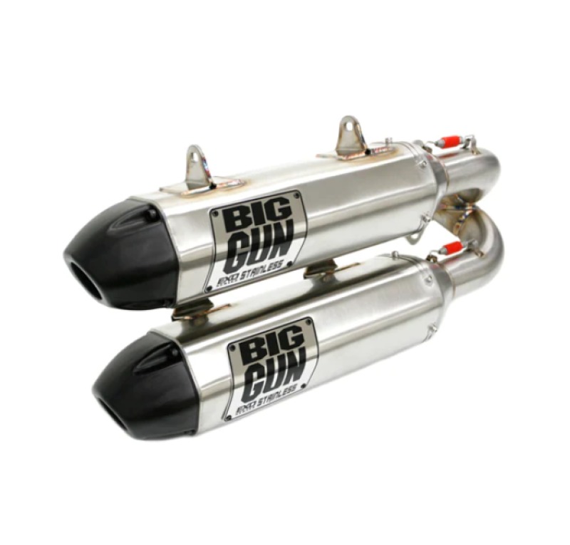 15-23 Polaris RZR 900/TRAIL EXO Stainless Dual Full Syst Exhaust - Click Image to Close