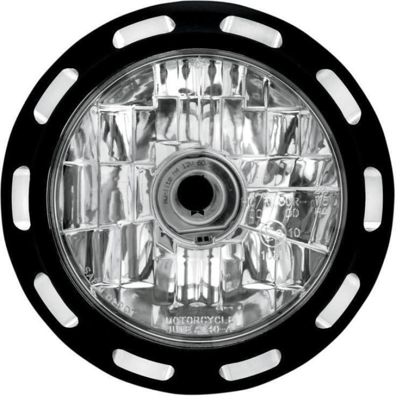 Performance Machine 5-3/4" Apex Headlight Assy Contrast Cut - Click Image to Close