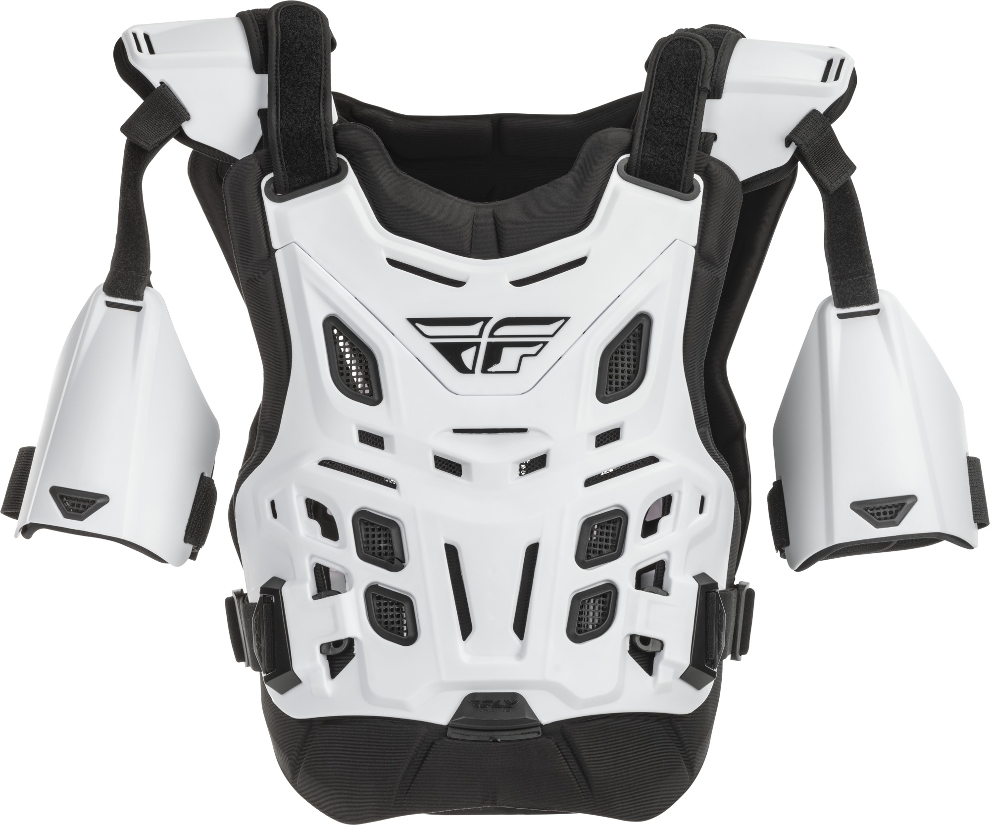 Fly Racing CE Revel XL Roost Guard Offroad White Adult - XL offroad roost guard, white, adult size - Click Image to Close