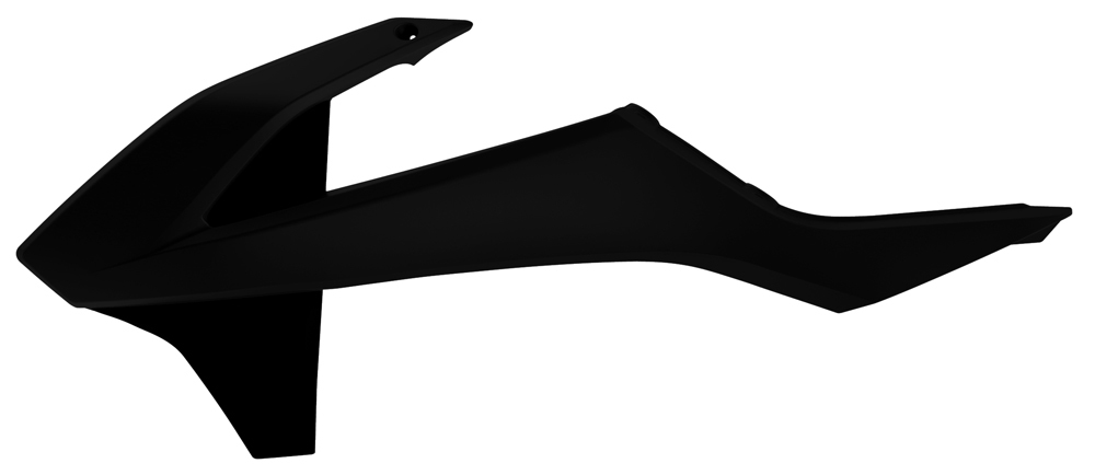 Radiator Shrouds - Black - For 16-18 KTM 125-500 - Click Image to Close