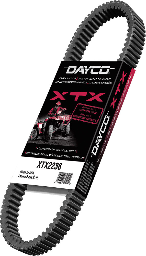 Dayco XTX2278 ATV/UTV Drive Belt For Kymco MXU/UXV 500 700 - Drive belt for Kymco MXU and UXV ATV/UTV models - Click Image to Close
