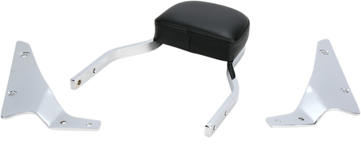 Cobra Chrome 11" Mini Sissy Bar with Freedom Pad Fits VTX1300C 04-06 - Click Image to Close