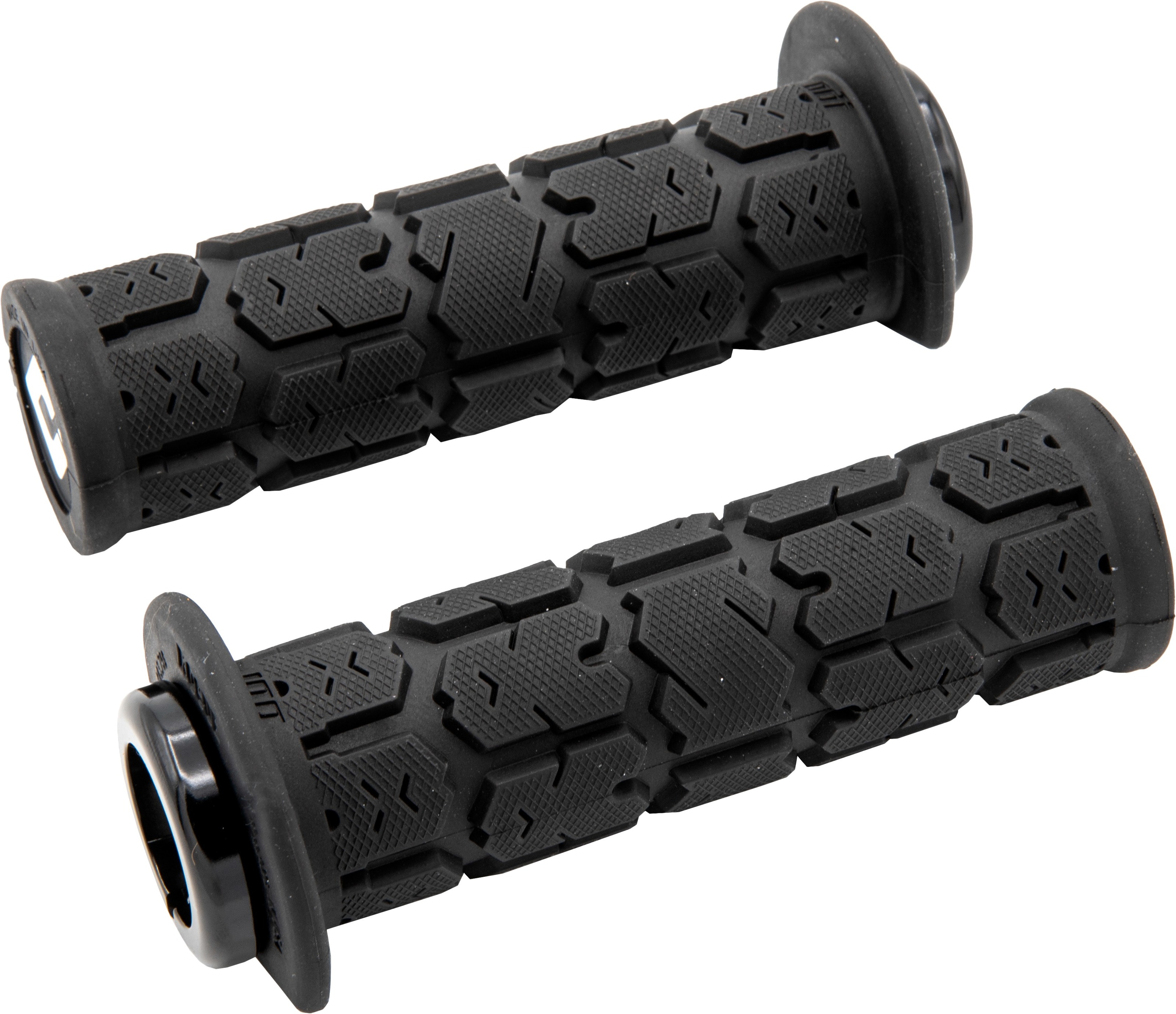 ODI Rogue Lock-On ATV and Watercraft Grips Black 125mm - Rugged lock-on grips for 7/8 inch bars, Black - Click Image to Close