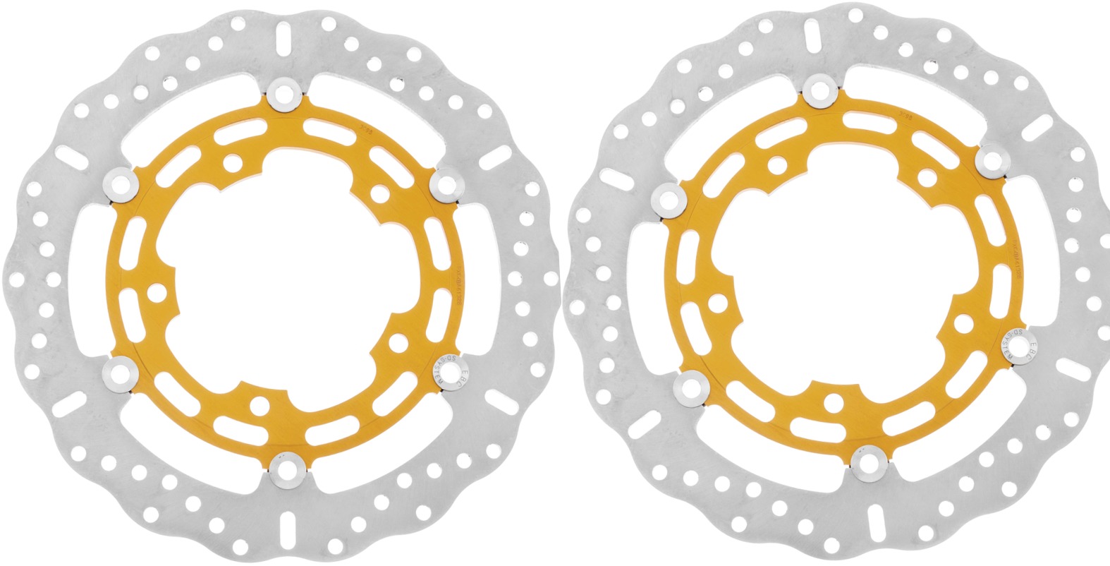 Floating Contour Front Brake Rotor Set - For Gen. 2 Suzuki Hayabusa - Click Image to Close