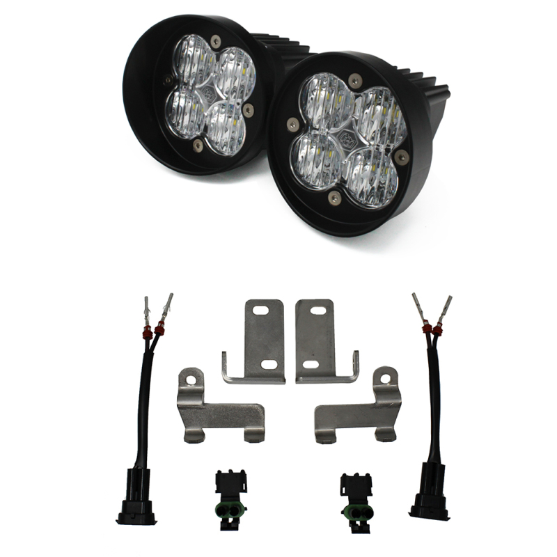 Baja Designs Squadron Sport WC LED Light Kit - Clear Fits 12+ Toyota Tacoma - Click Image to Close