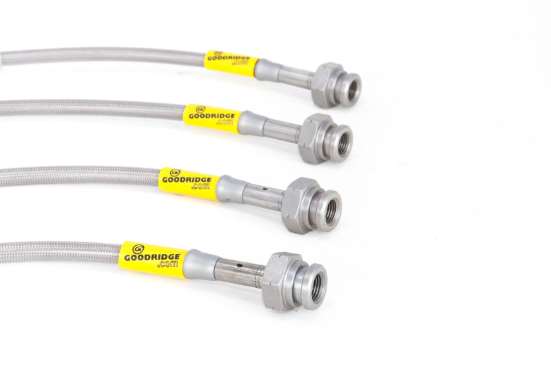 Goodridge G-STOP SS Braided Brake Line Kit Fits 96-00 Honda Civic LX/EX - Click Image to Close