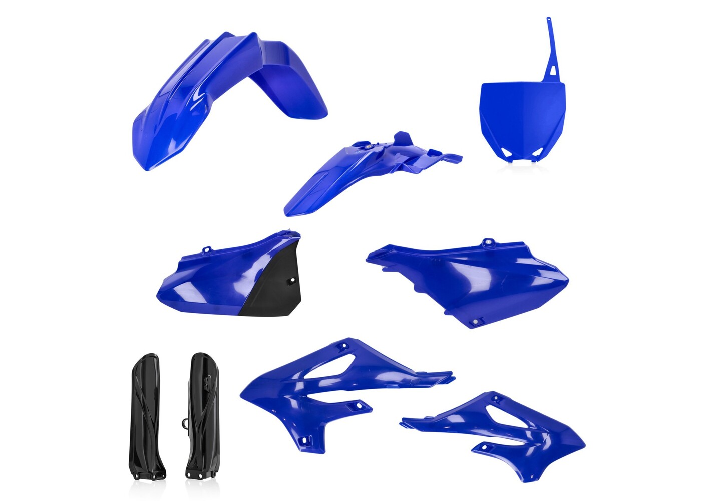 Full Plastic Kit - Blue/Black Original 2022 - For 22-23 Yamaha YZ85 - Click Image to Close