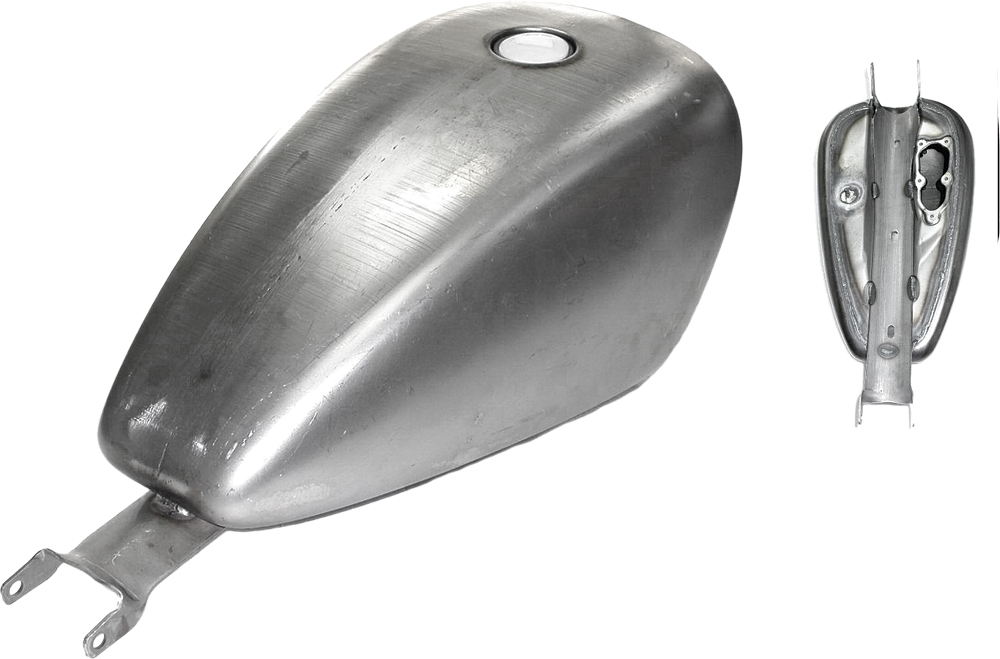 HardDrive Gas Tank 3.3 Gal Raw For 2007-2021 Sportster XL Non-EFI Style - 3.3 gal raw gas tank For 2007-2021 Sportster XL - Click Image to Close