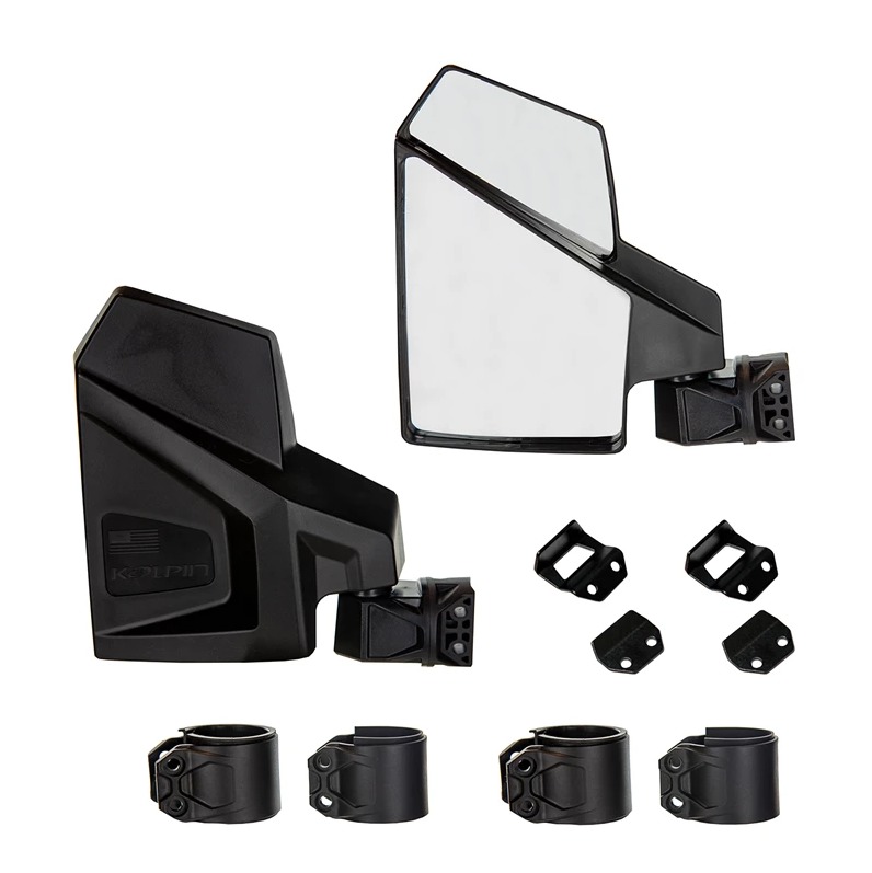 Kolpin UTV Side Mirror Universal 4.125x7.75 Inch - Universal side mirror for UTVs, 4.125x7.75 in - Click Image to Close