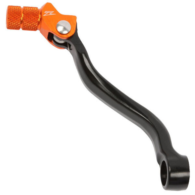 Forged Shift Lever w/ Orange Tip - Fits Many 01-21 KTM Full Size MX Bikes - Click Image to Close