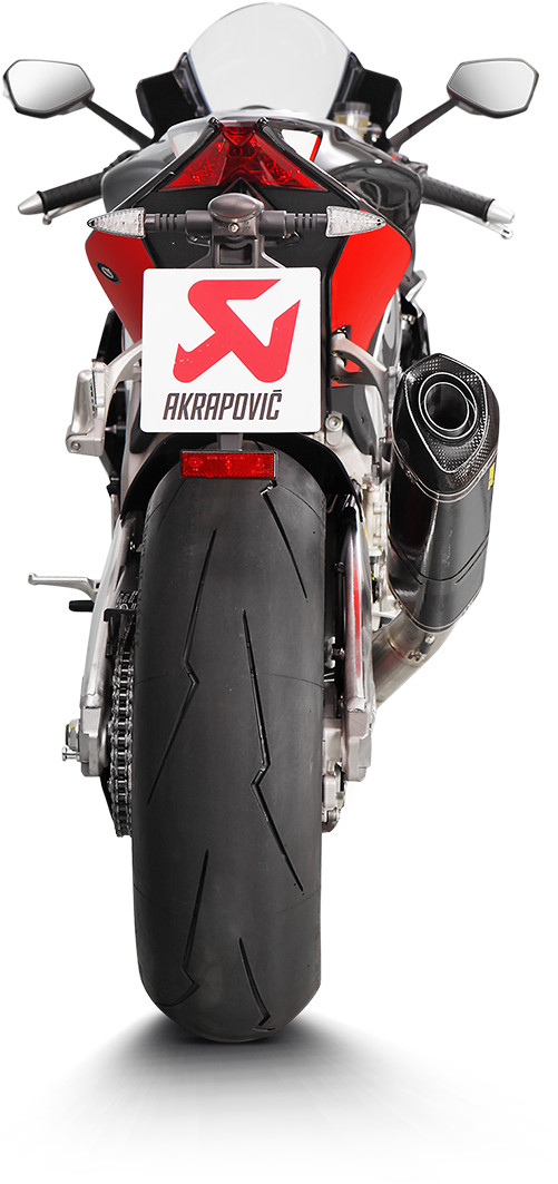 Titanium & Carbon Fiber Full Exhaust - 15-16 Aprilia RSV4 RR & RF - Click Image to Close