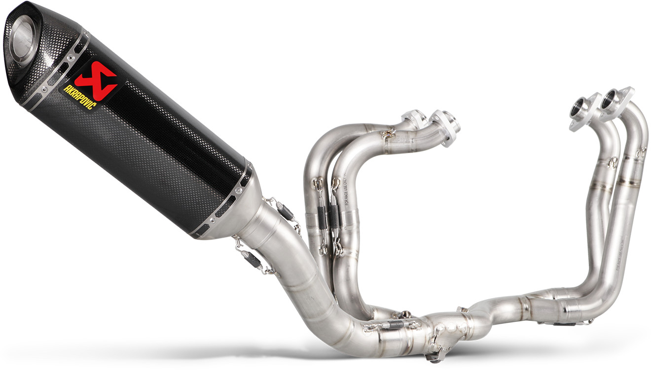 Titanium & Carbon Fiber Full Exhaust - 15-16 Aprilia RSV4 RR & RF - Click Image to Close