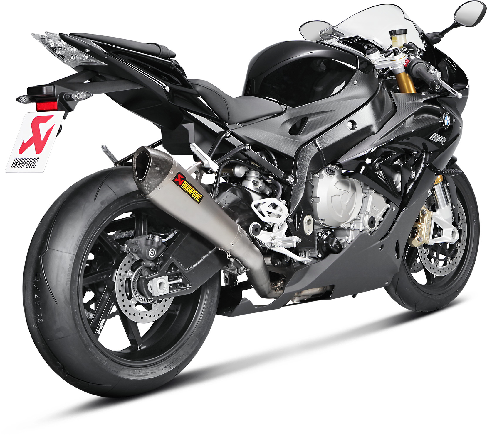 Racing Titanium Full Exhaust - For 15-19 BMW S1000RR - Click Image to Close