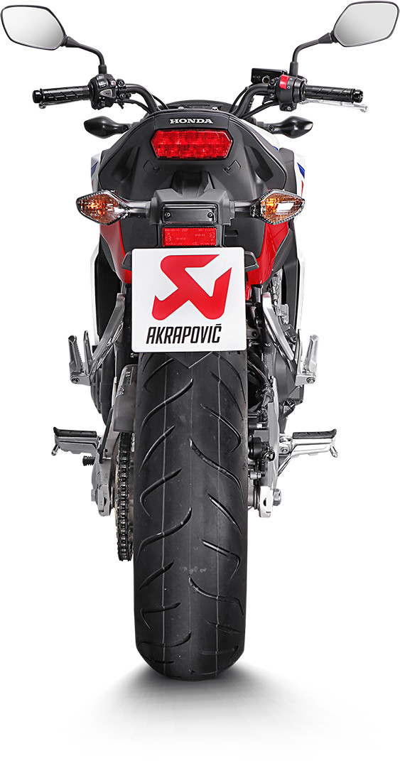 Titanium Racing Quad Outlet Full Exhaust - For 14-16 Honda CBR650F - Click Image to Close