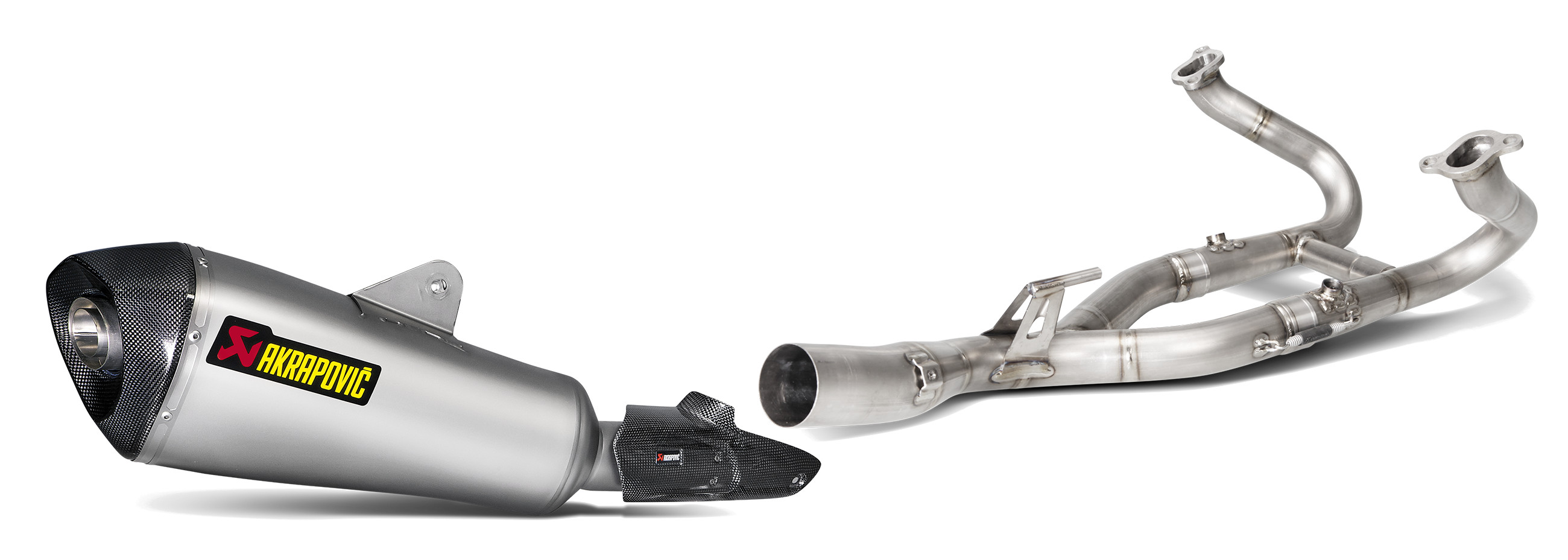 All Titanium Full Exhaust - For 15-16 BMW R1200R / R1200RS - Click Image to Close