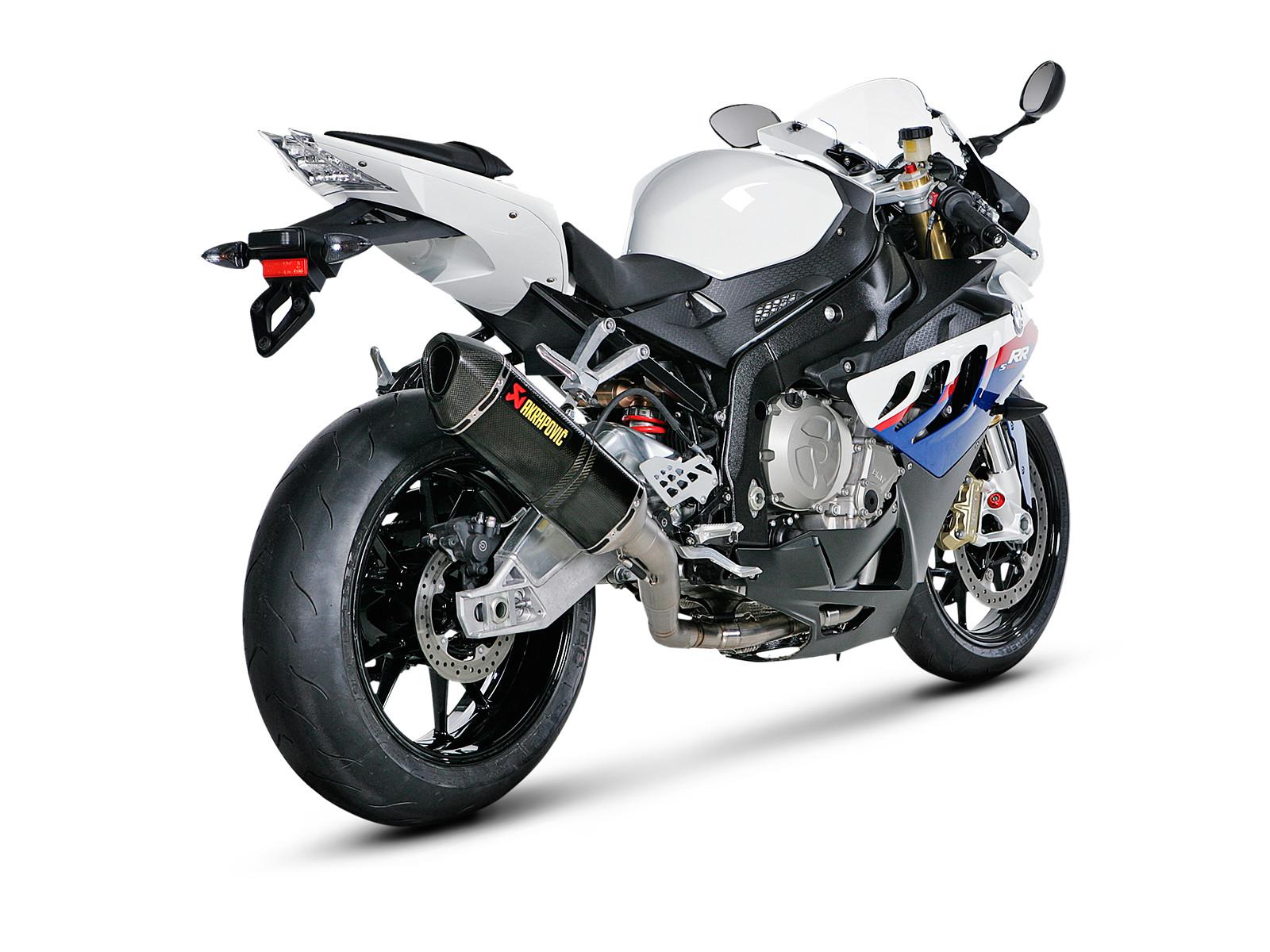 Racing Carbon Fiber Full Exhaust - For 10-14 BMW S1000RR - Click Image to Close