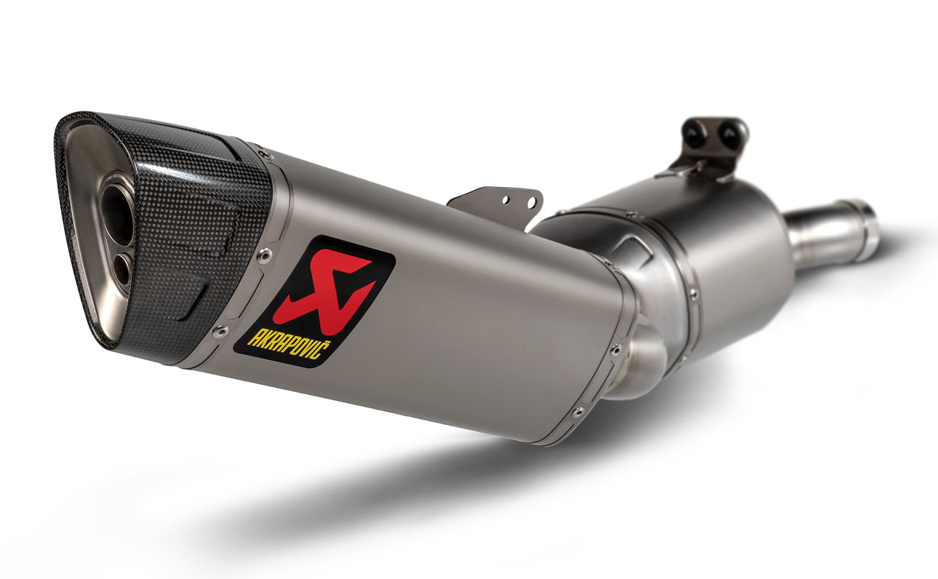 Titanium Slip On Exhaust - 20-21 BMW F900R/XR - Click Image to Close