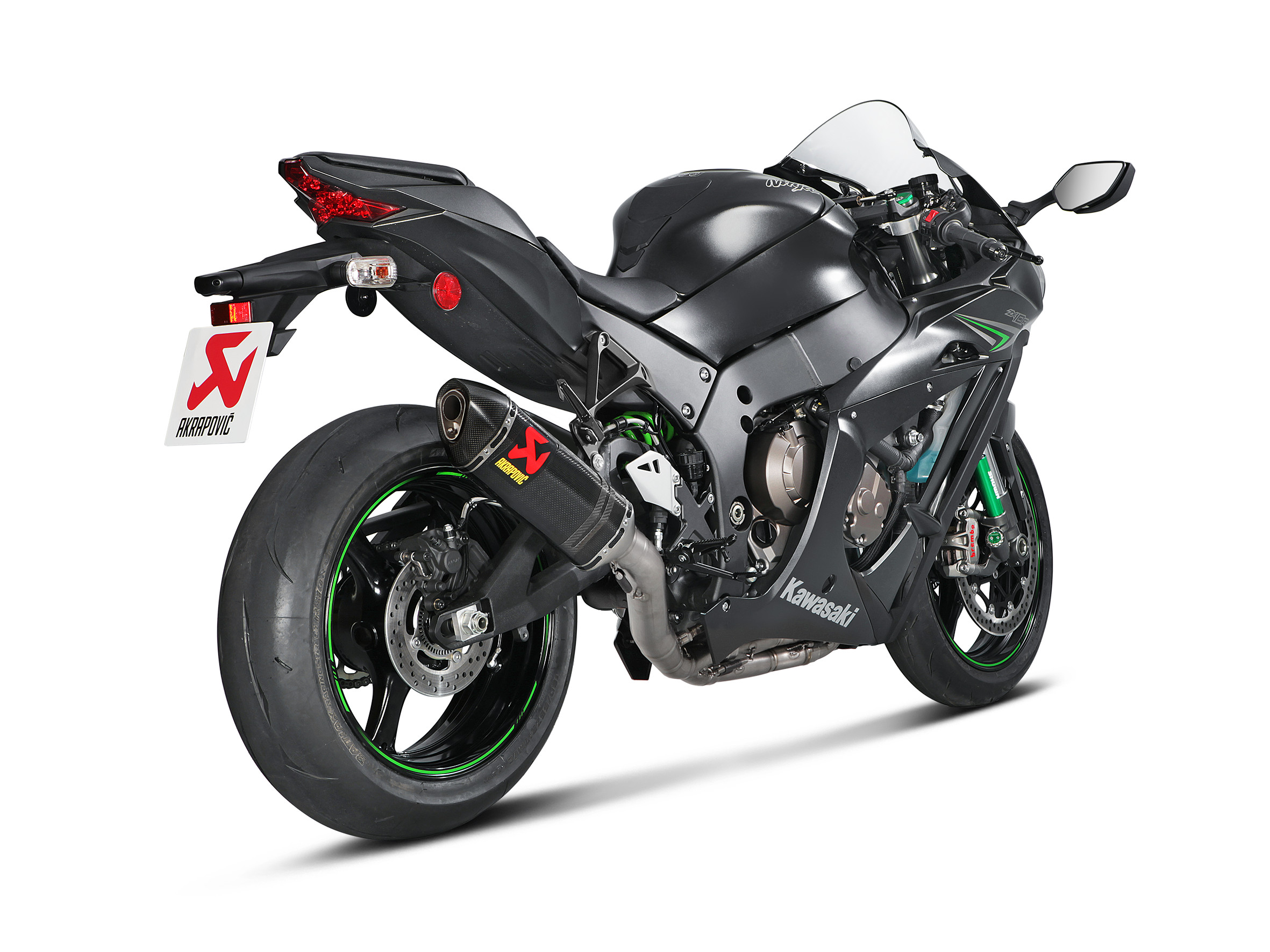 Evolution Carbon Fiber Full Exhaust - 16-20 Kawasaki ZX10R - Click Image to Close